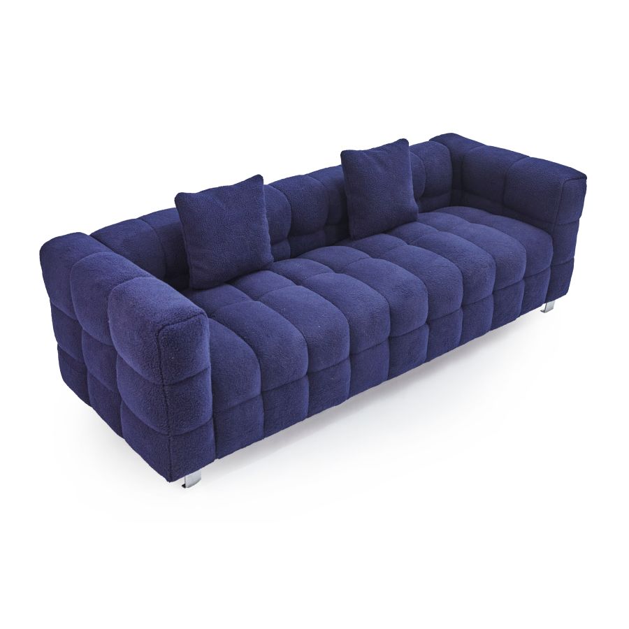 Blue Grain Sofa + Two Pillows