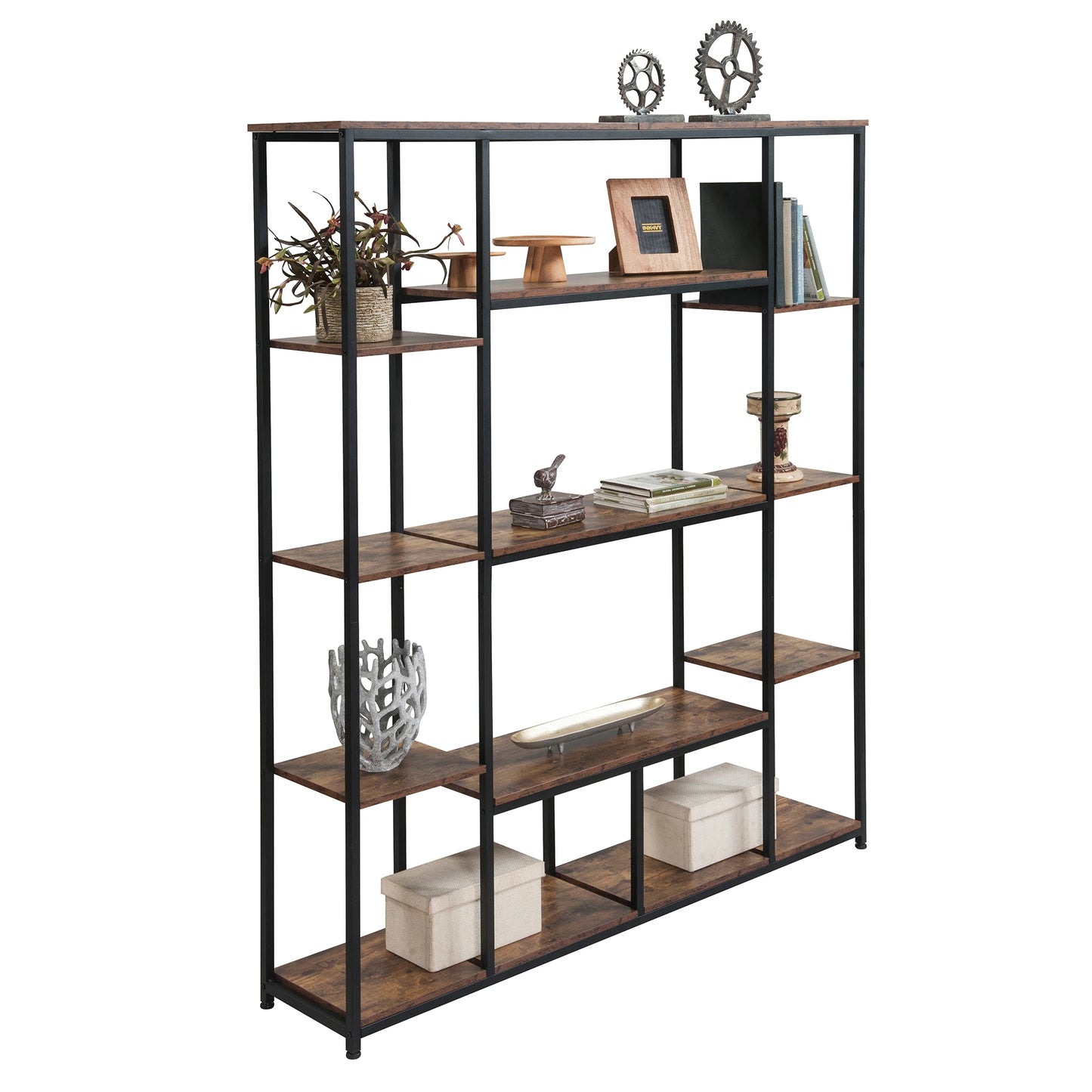 Open 5 Tier Bohemian Shelf