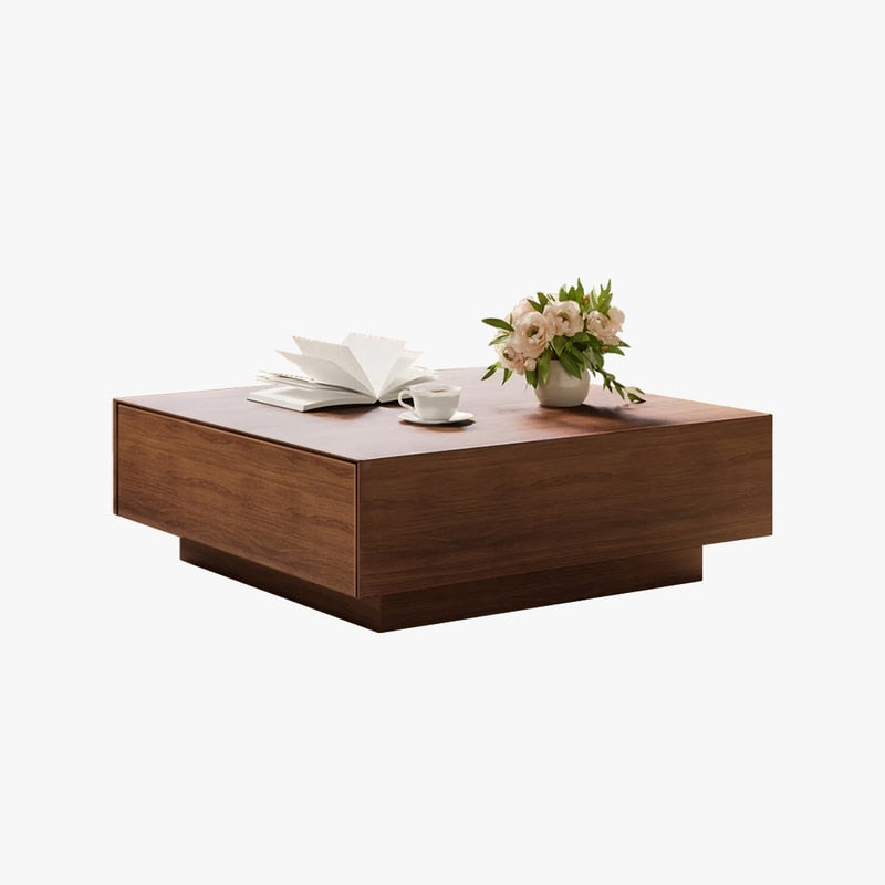 Modern Minimalist Wood Coffee Table