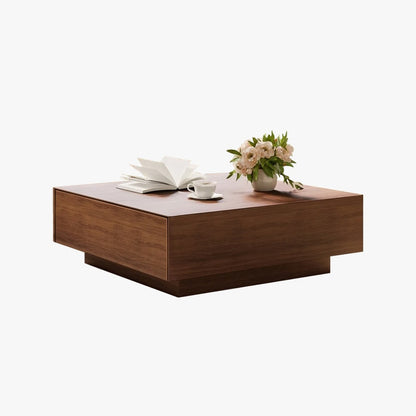 Mesa de centro de madera minimalista moderna