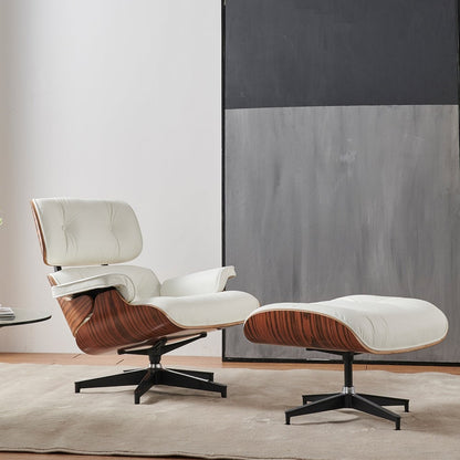 Modern Lounge Chair with Ottoman