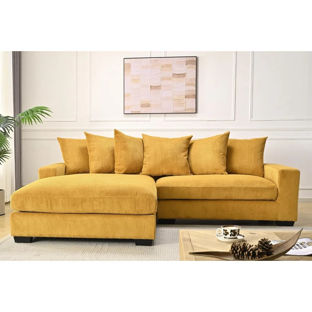 Corduroy Luxe Two-Piece Sectional