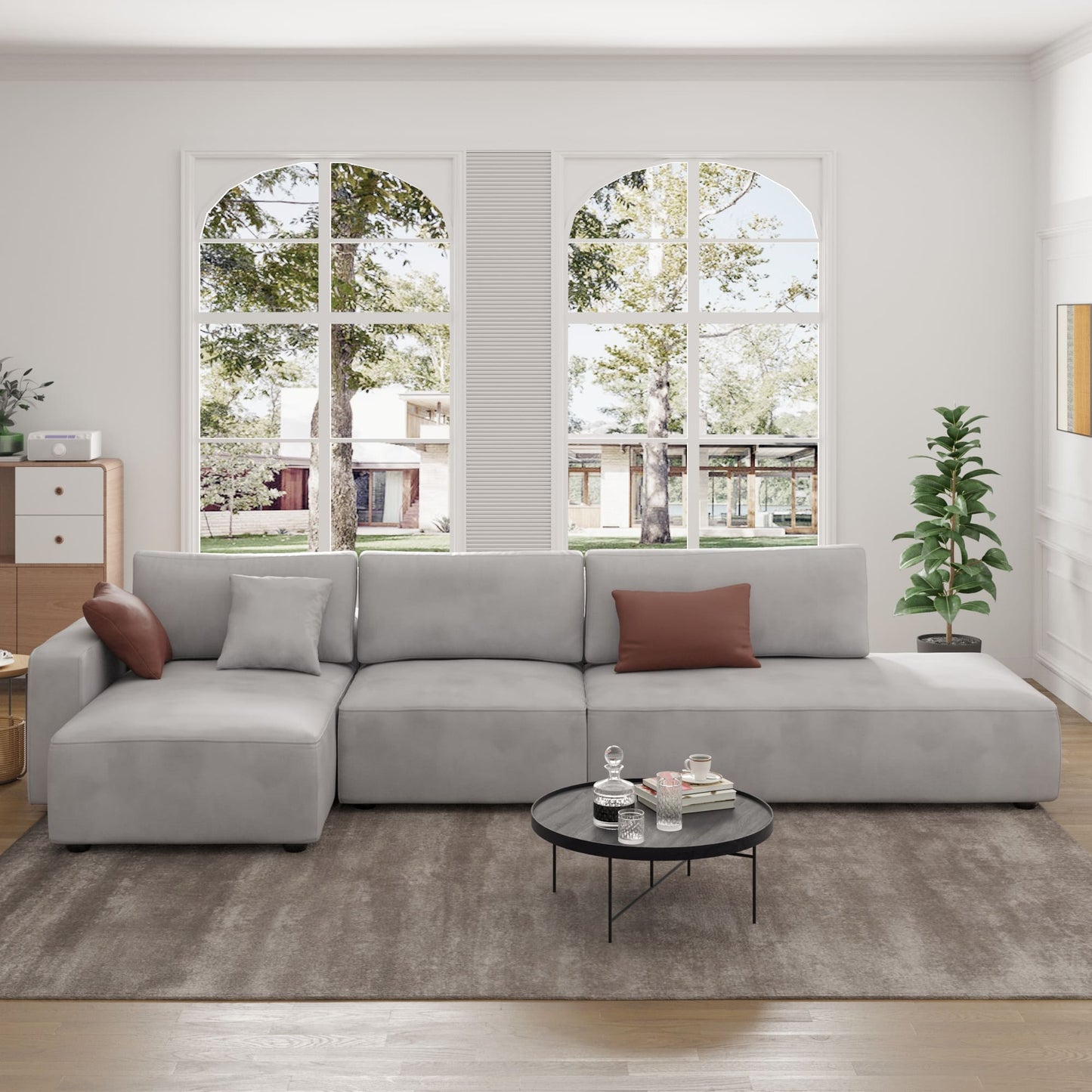 3 piece Sectional Modular Sofa