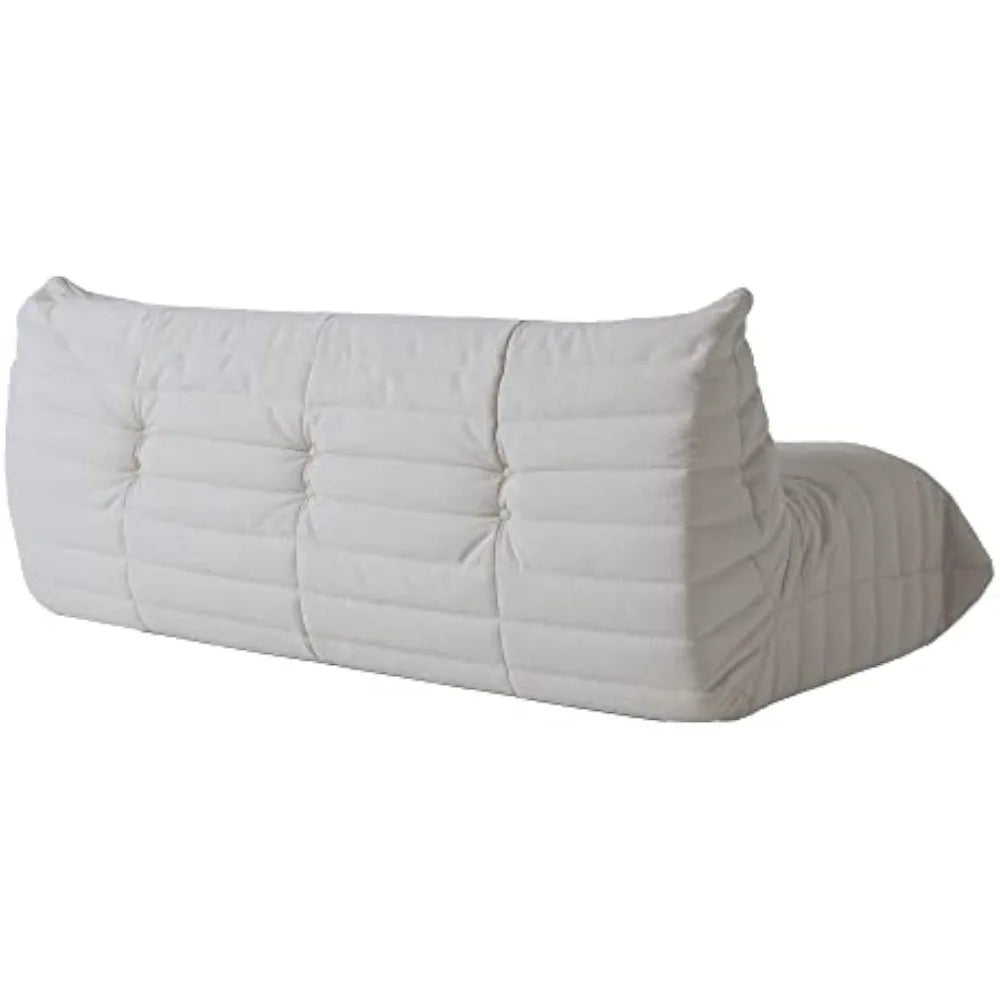 Floor Bean Bag 3-Person Loveseat