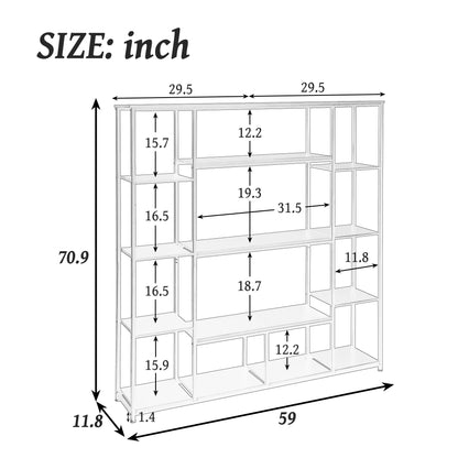 Open 5 Tier Bohemian Shelf