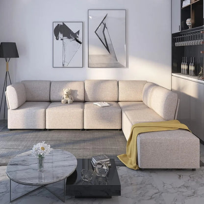 Modular convertible sofa