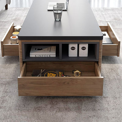 Modern Lift Top Coffee Table + 3 Drawers