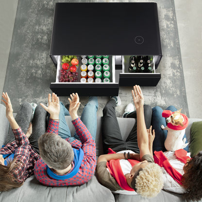 Smart Coffee Table + Built in Fridge and Wireless Charger