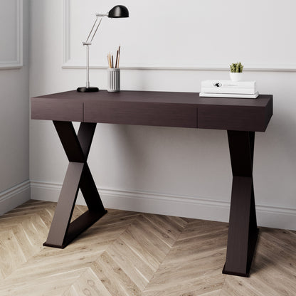 Espresso X Writing Desk