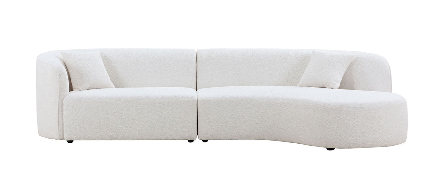 Luxuriöses modernes gebogenes Sofa