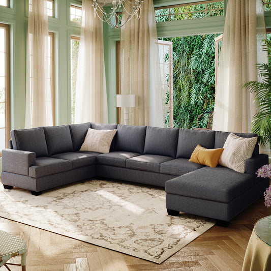 U-Shape Sectional Sofa Set