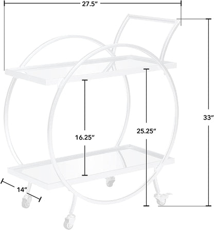 Mirror Bar Cart