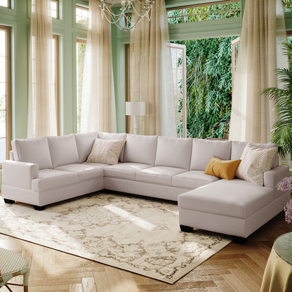 U-Shape Sectional Sofa Set