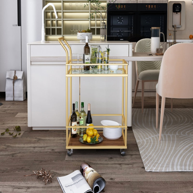 Gold Bar Cart