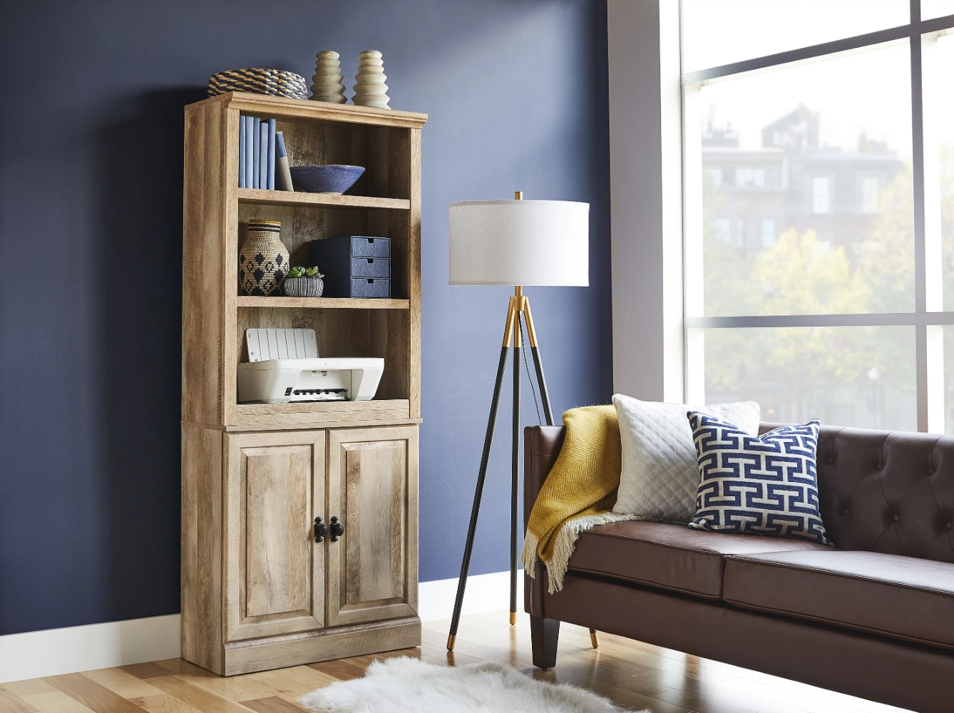 3 Shelf Bookcase with Doors