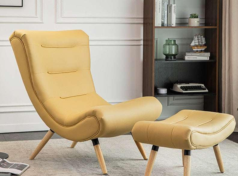 Classic Snail Chair with Ottoman