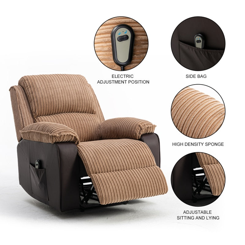 Single Recliner with Power Lift, Electric Sofa Chair