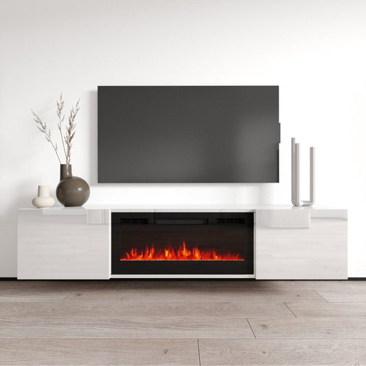 Mueble TV con Chimenea Incluida