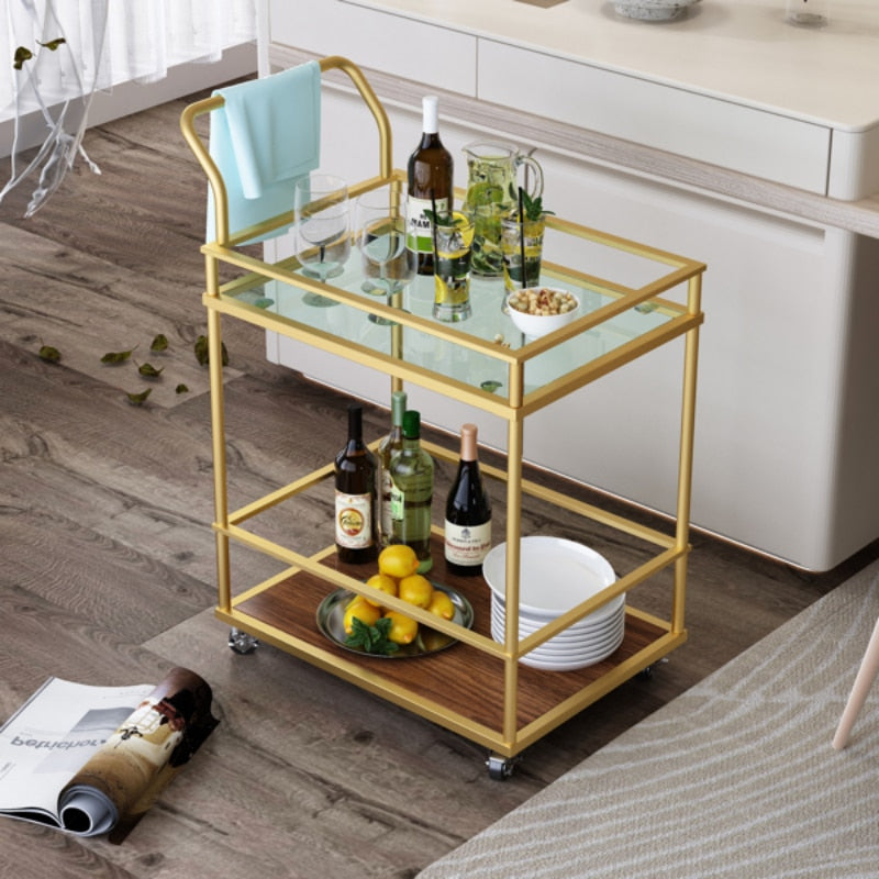 Gold Bar Cart