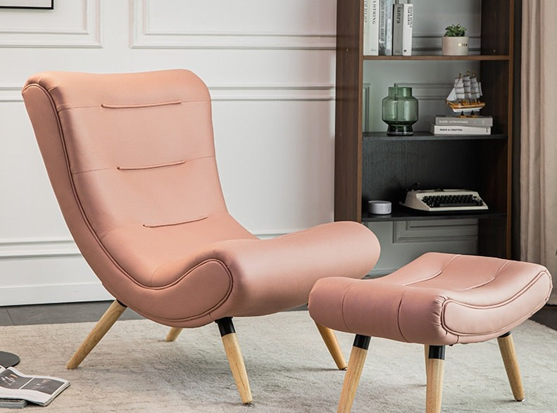 Classic Snail Chair with Ottoman