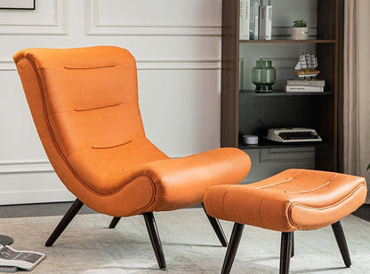 Classic Snail Chair with Ottoman